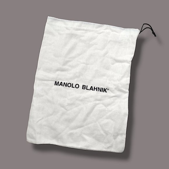 Manolo Blahnik off white dust bag coverg bag  13.5 x 10" - Picture 1 of 3